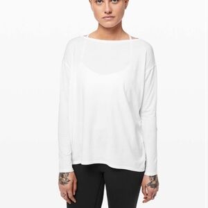 Lululemon Back In Action White Women's Top Size 18